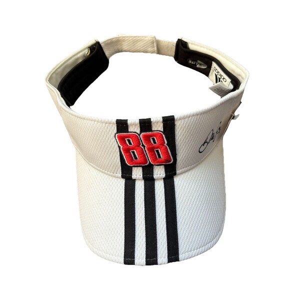 VTG Y2K Adidas Dale Earnhardt Jr. NASCAR #88 Visor NWT Men's One Size Qualifier - Picture 1 of 10